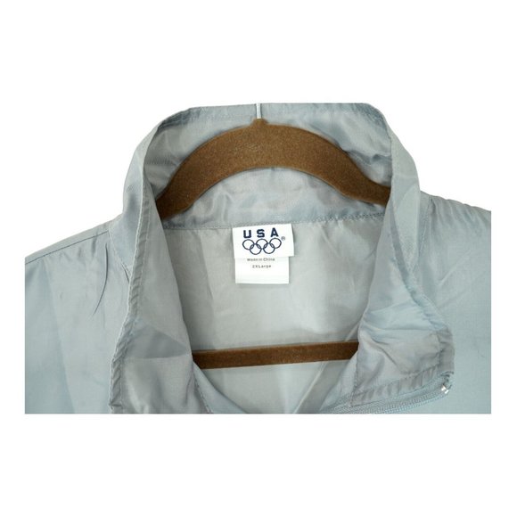 2016 Team USA Olympic Road To Rio De Janeiro Parrot Windbreaker Size 2XL 1/4 Zip - Picture 4 of 4